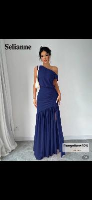blue dress