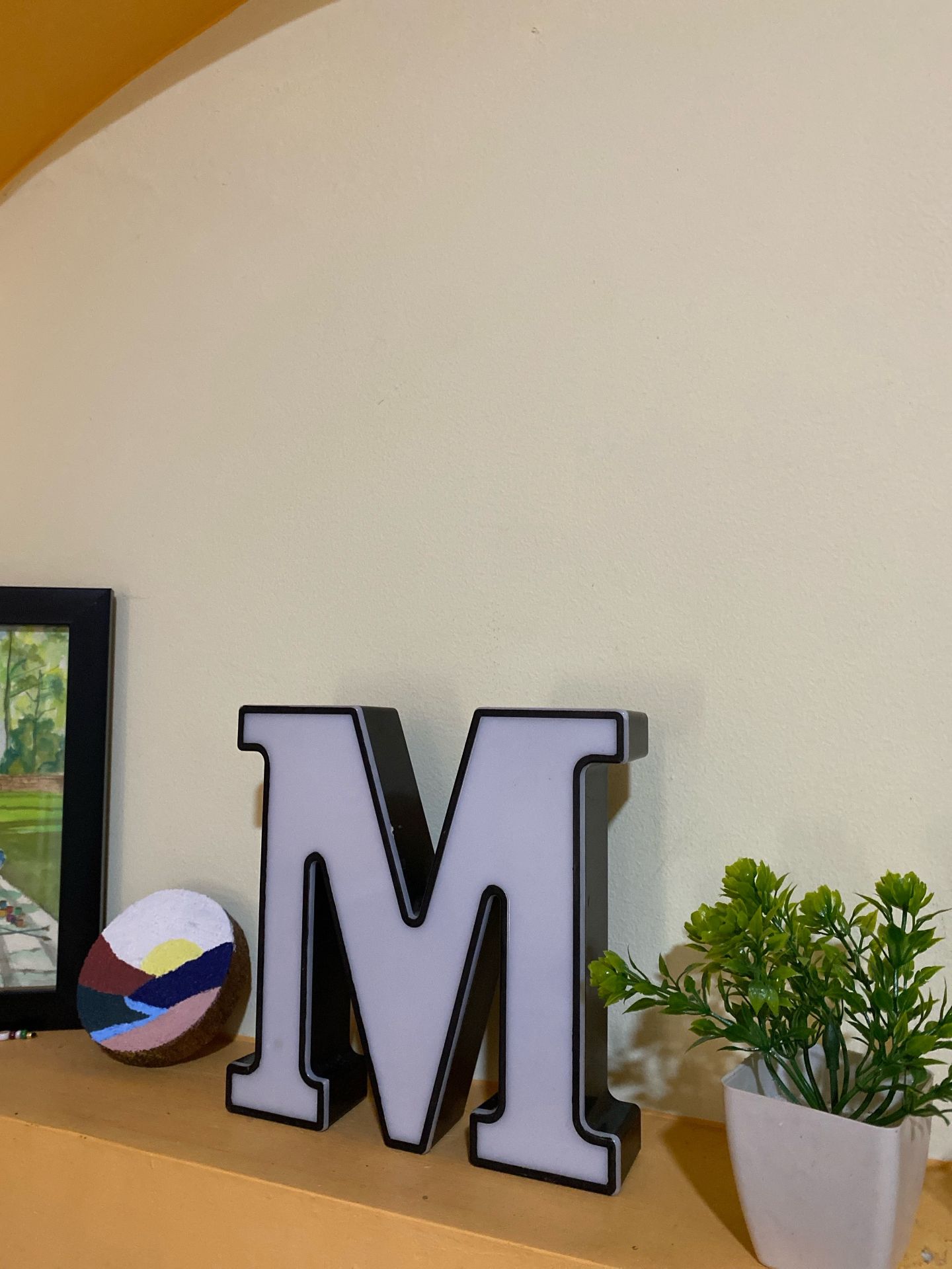 Letter M Led Decor