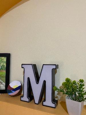 Letter M Led Decor