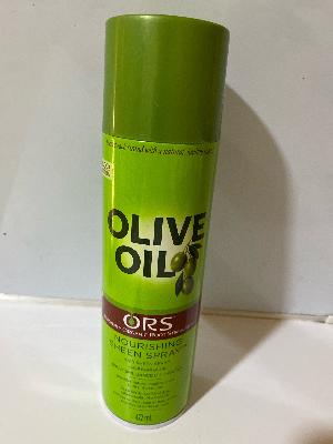 Olive oil hair spray