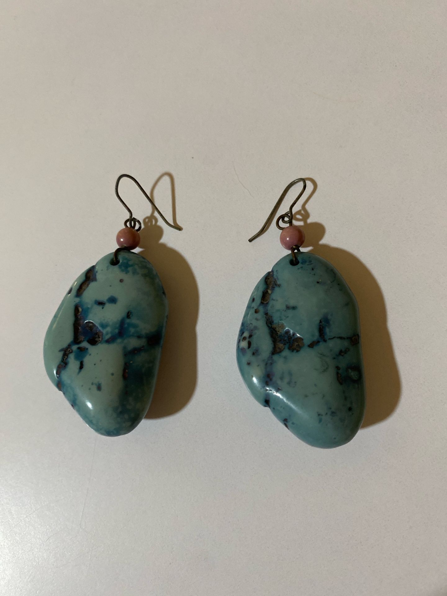 vintage stone earrings