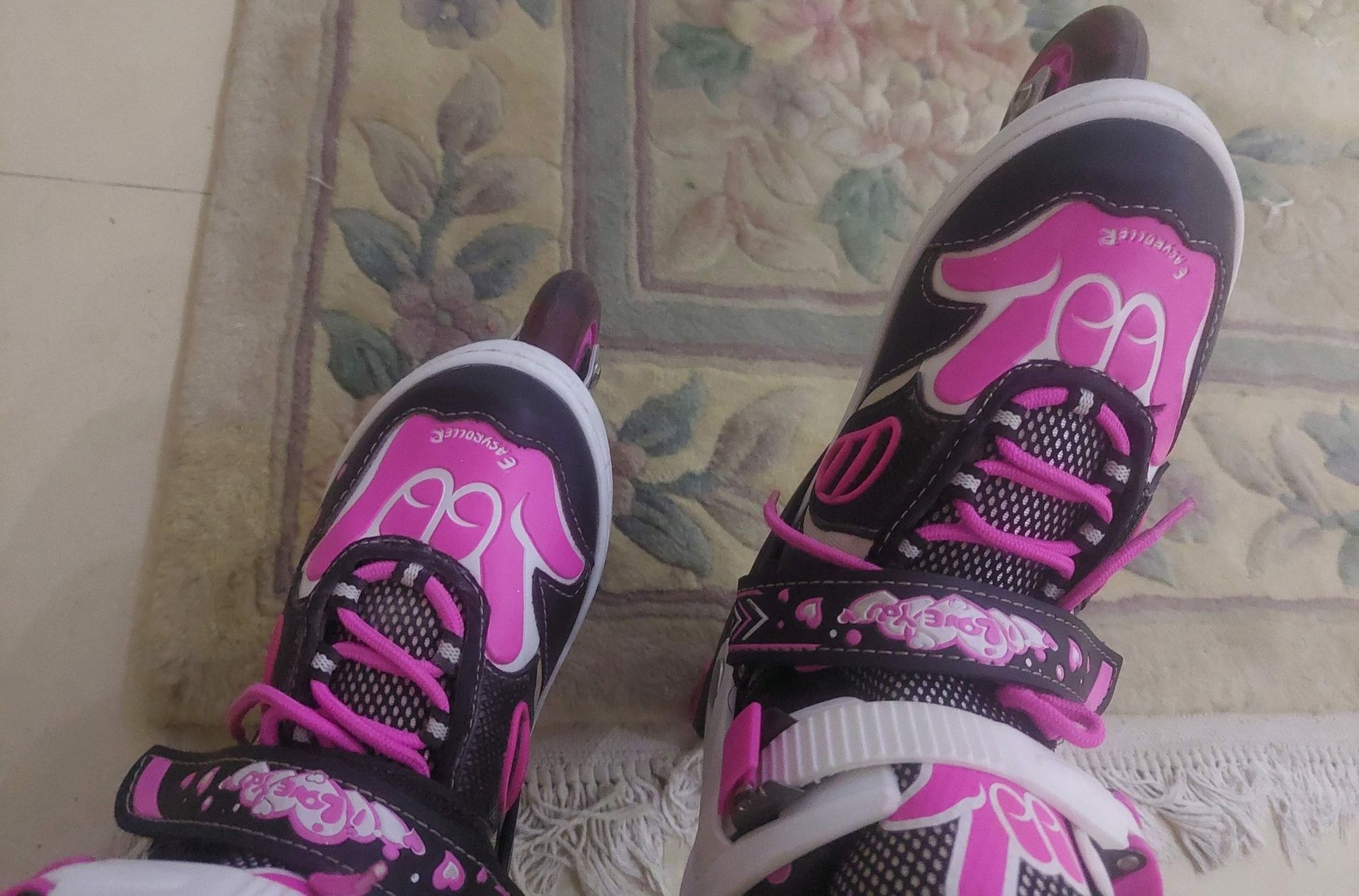 Pink & Black skate