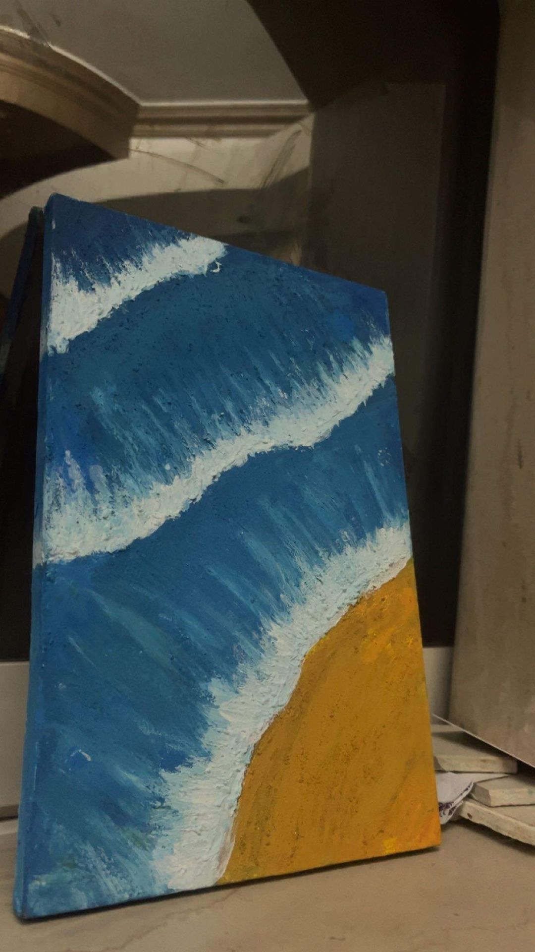 sea waves painting