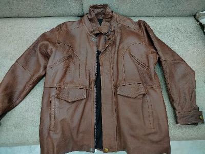 Vintage Brown Leather Jacket