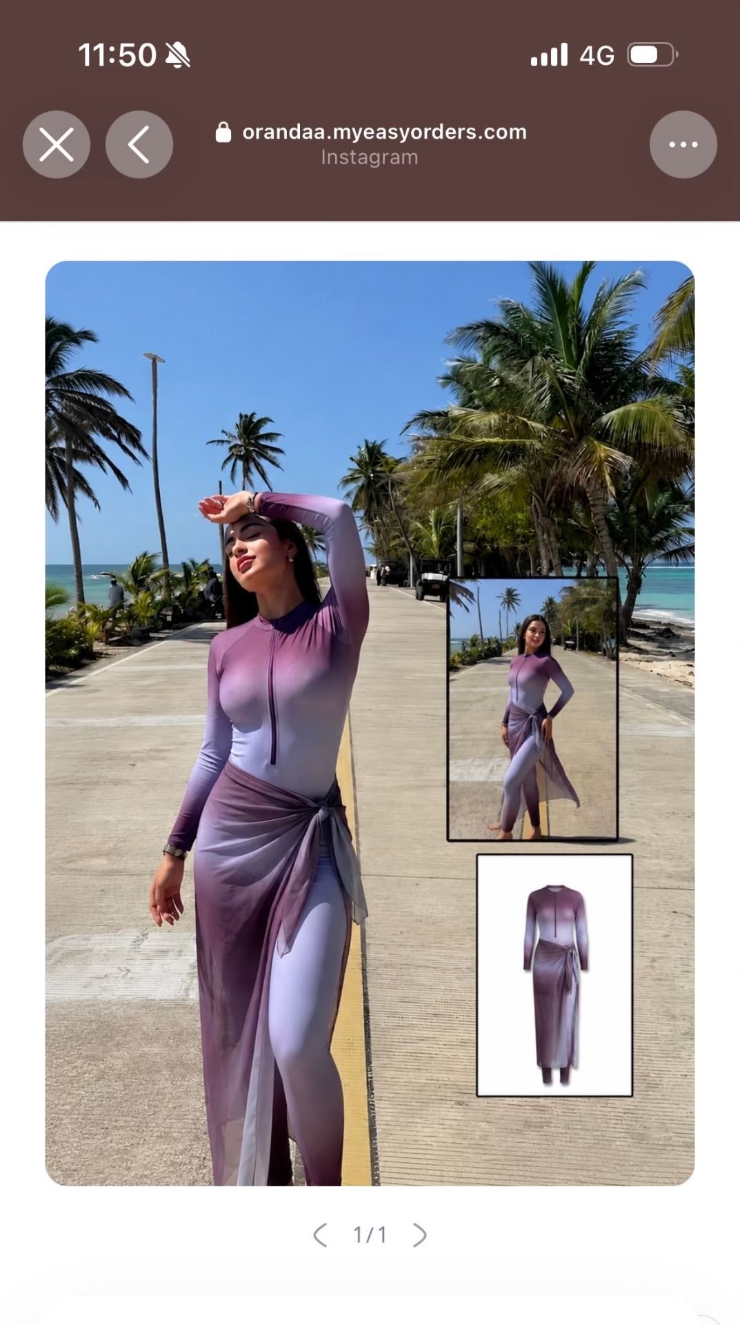 5 pieces burkini size XS