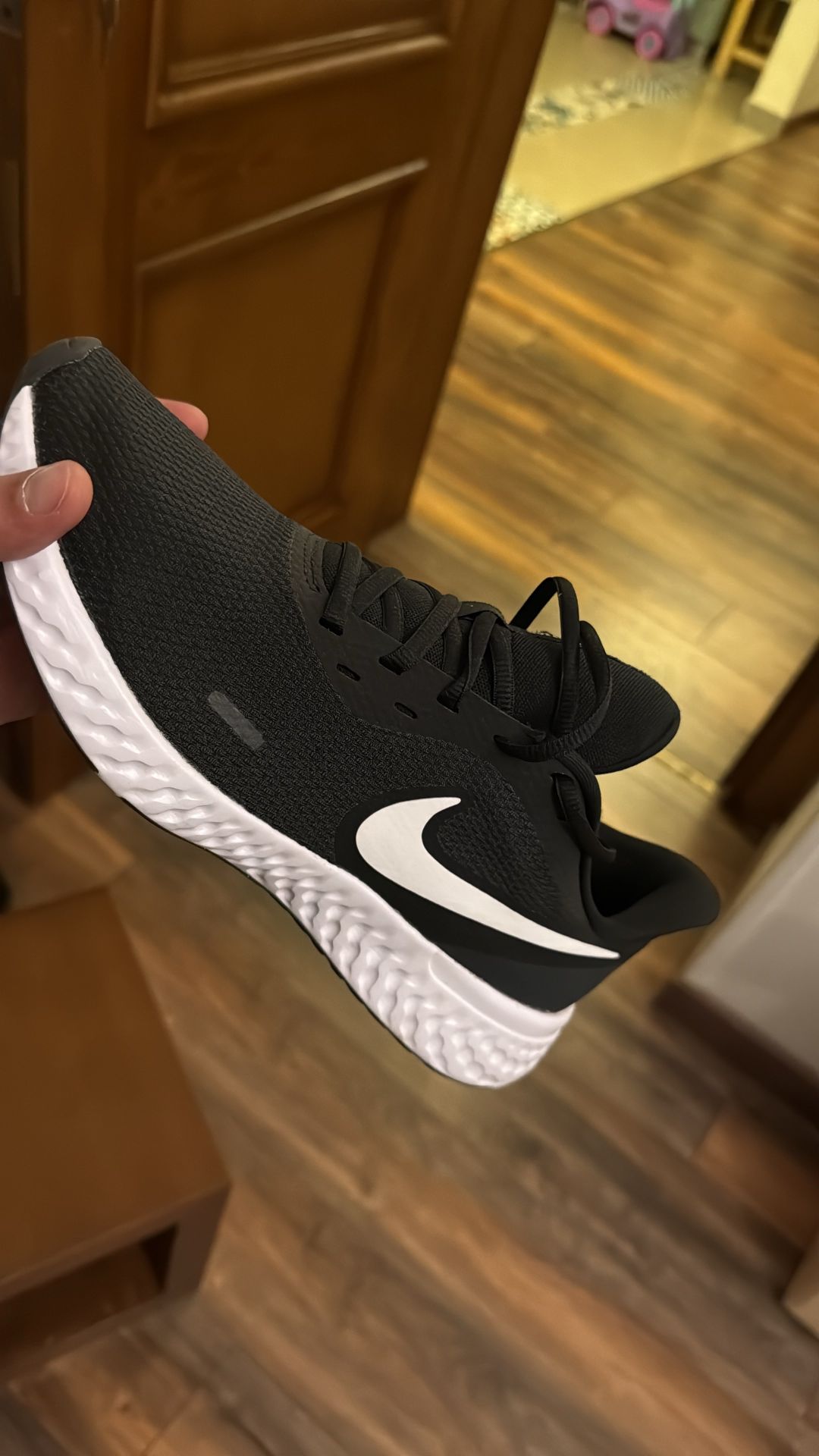 Black & White Running Sneaker