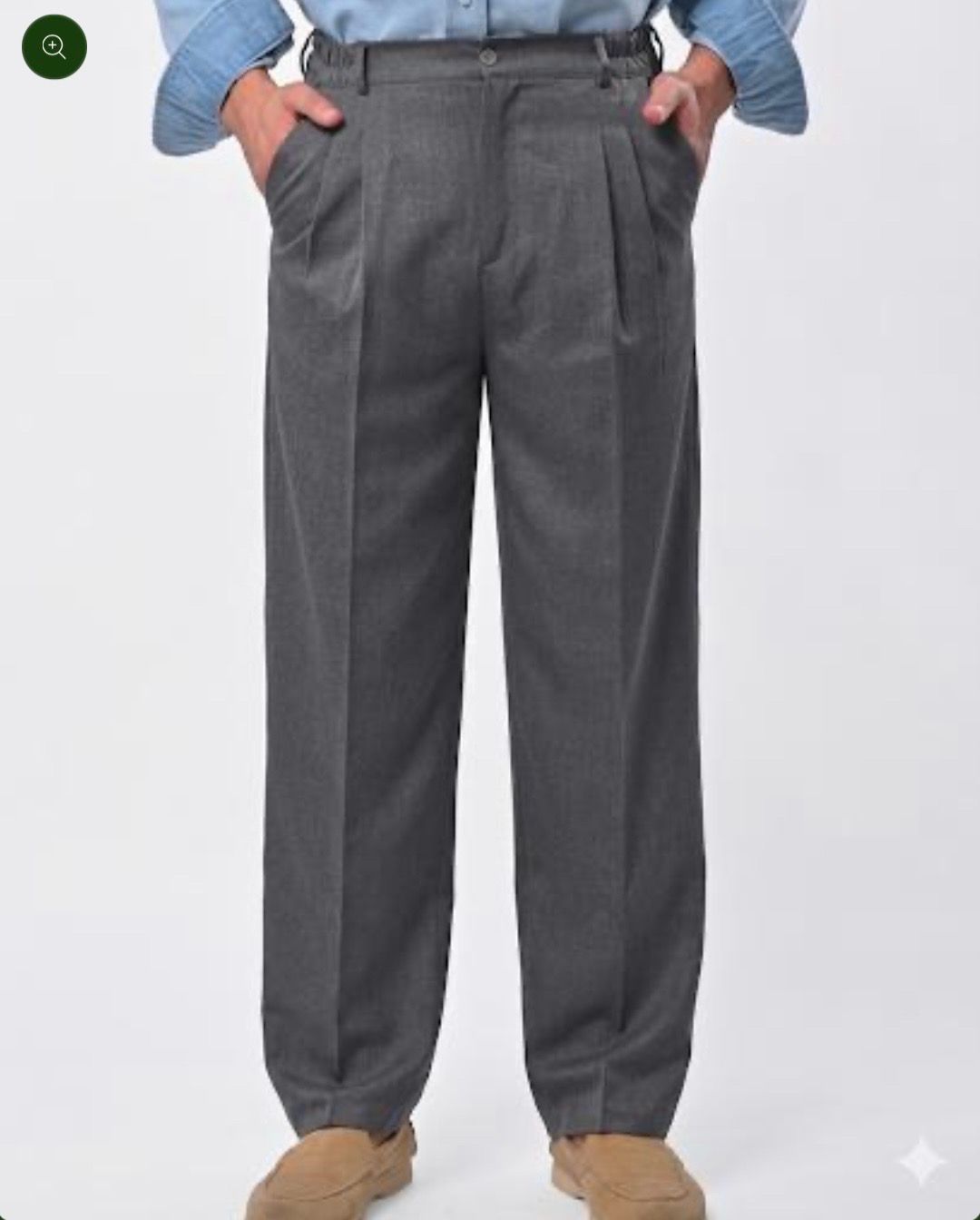 gray tailored pants