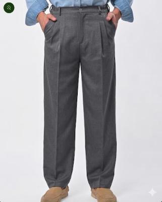 gray tailored pants
