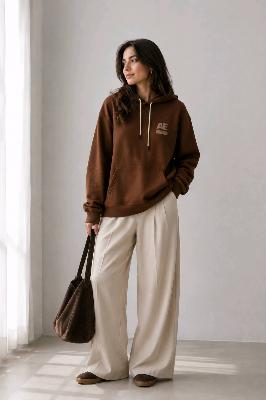 Brown American Eagle Hoodie