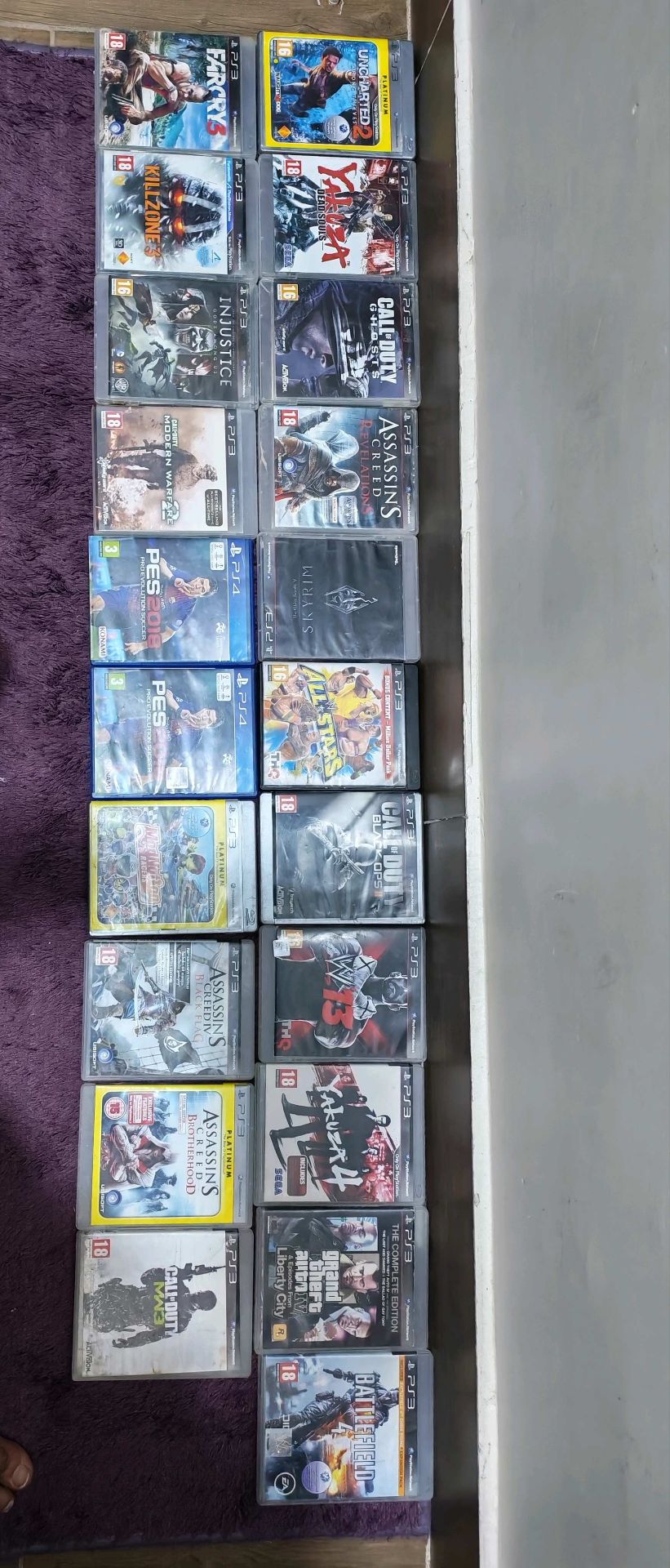 PS3 Games Bundle (20 titles)