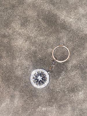 Car Wheel Keychain