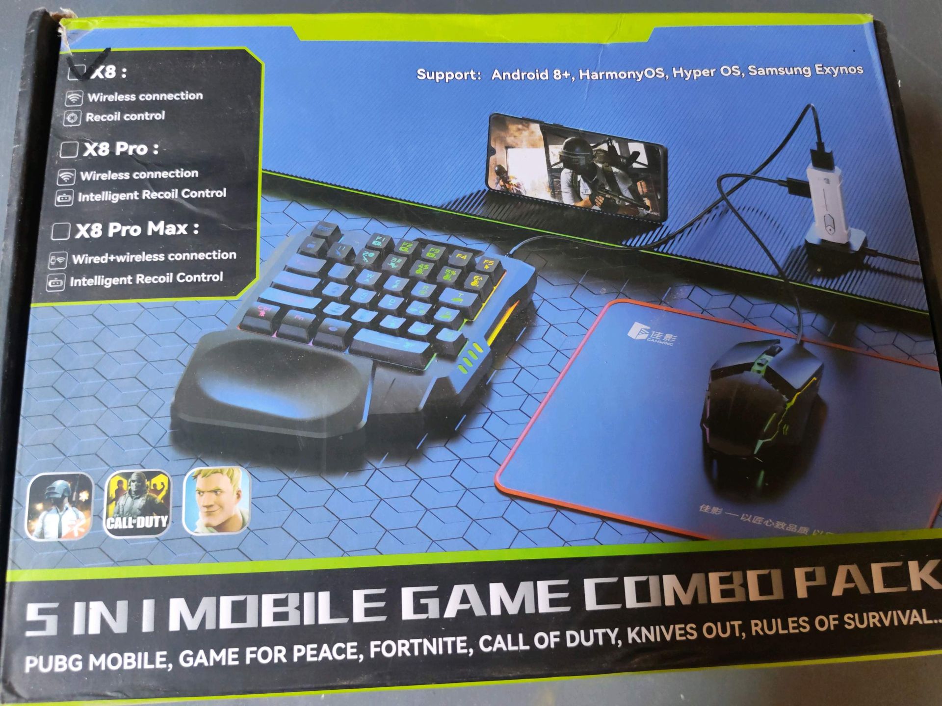 5 in 1 Mobile Game Combo Pack