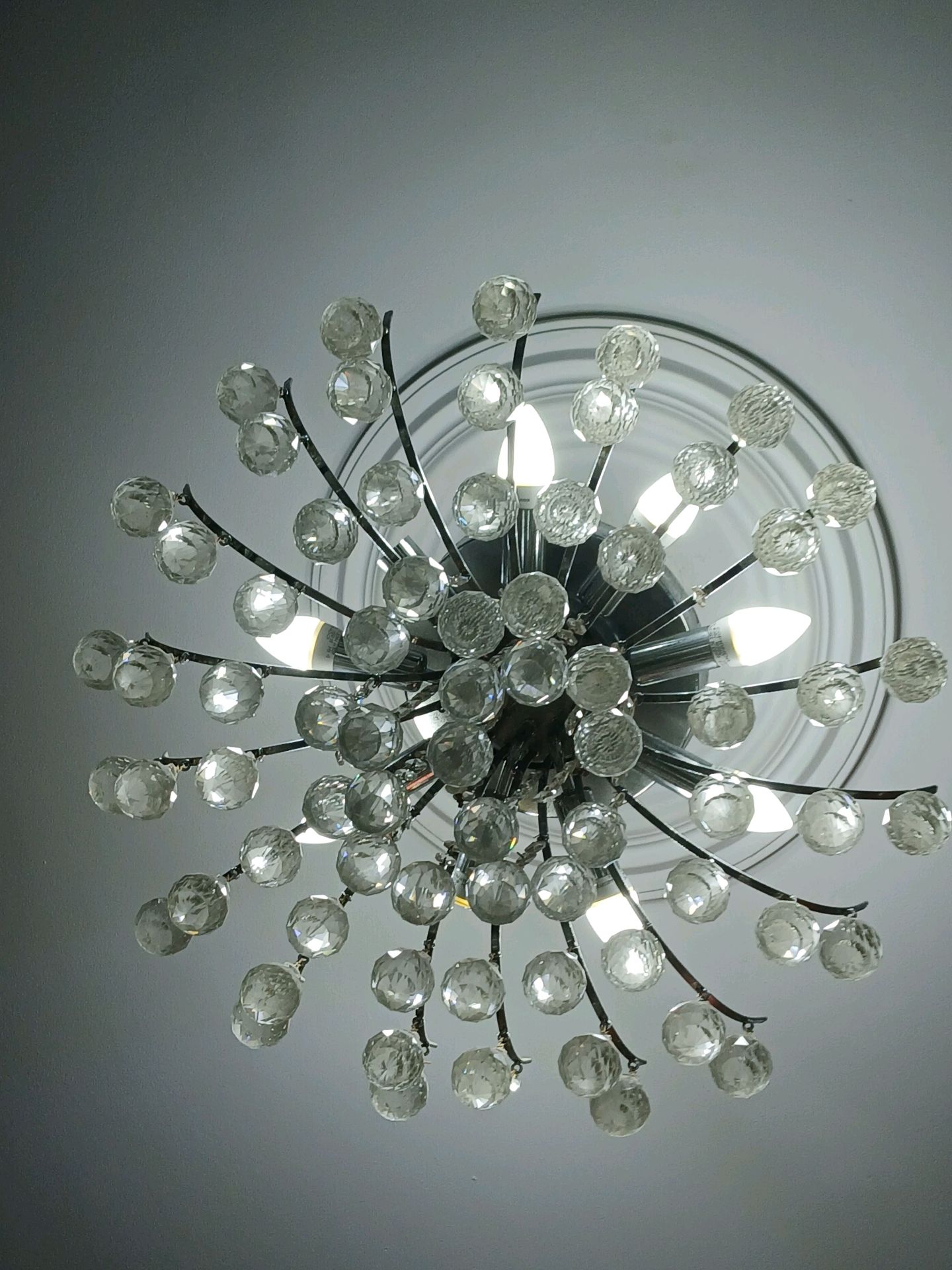 Crystal Ball Ceiling Light
