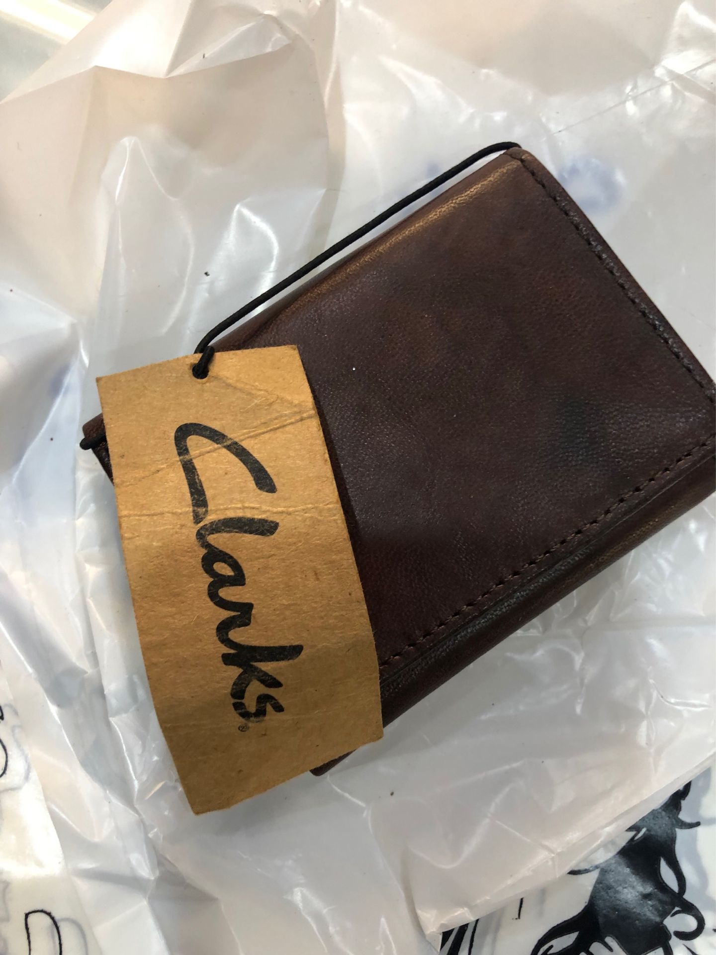 Clarks Brown Leather Wallet