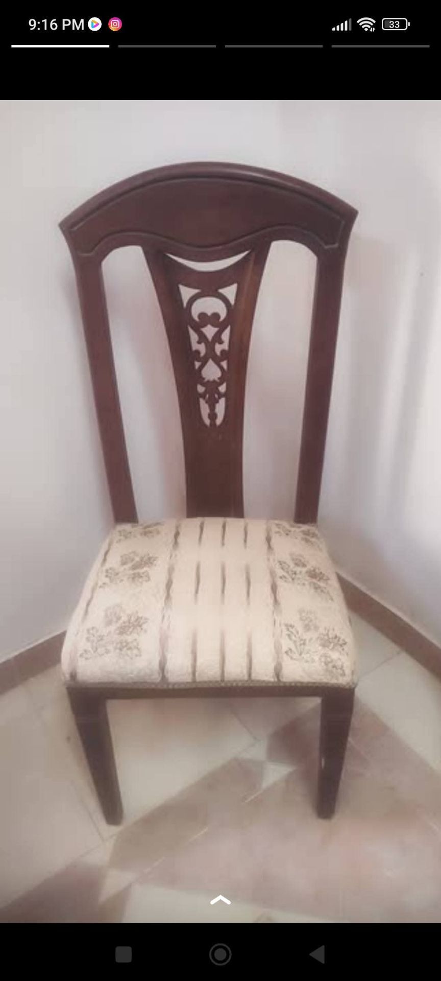 Wooden Dining Chair Set