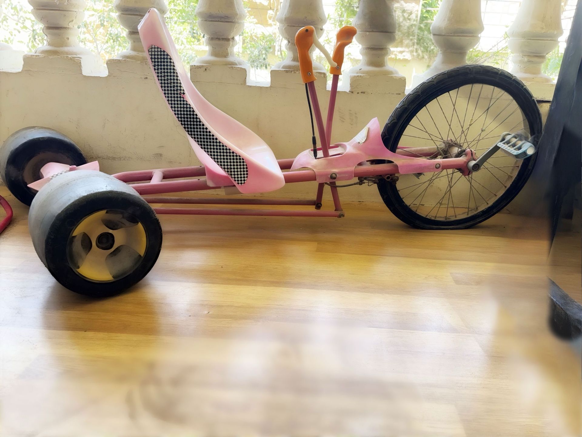 Pink drift bike