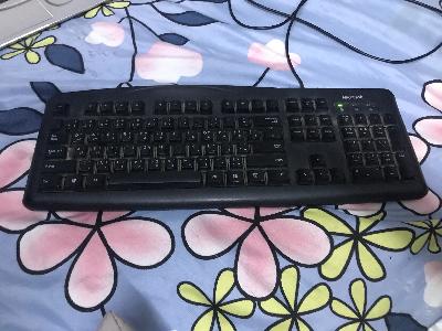 Microsoft Black Wired Keyboard