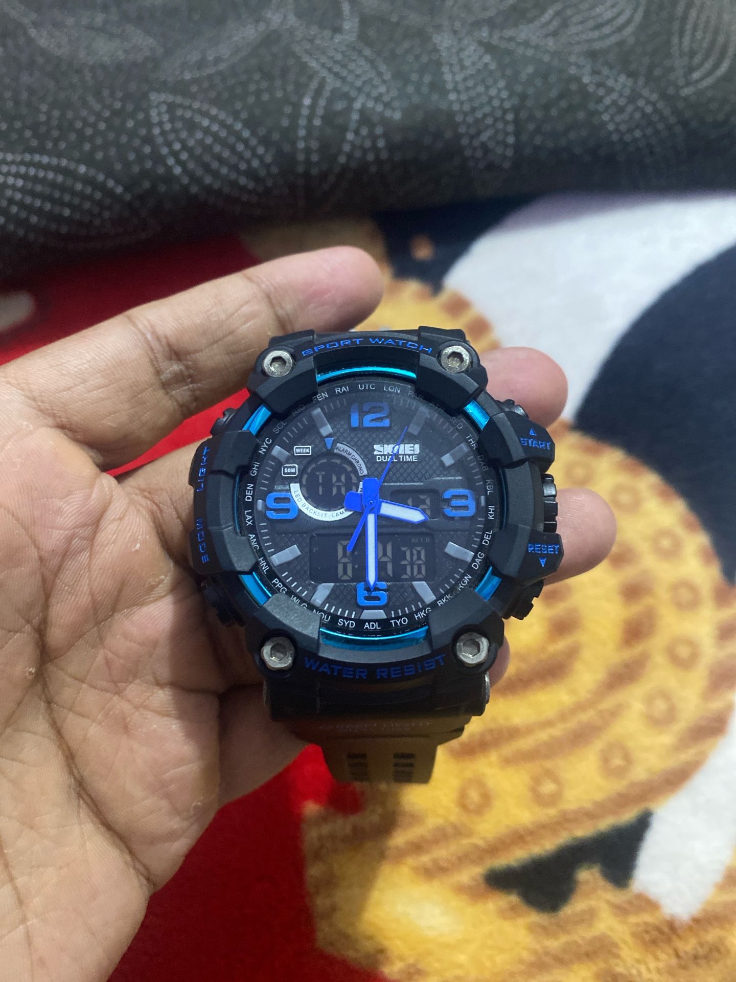 SKMEI Sport Watch Black Blue
