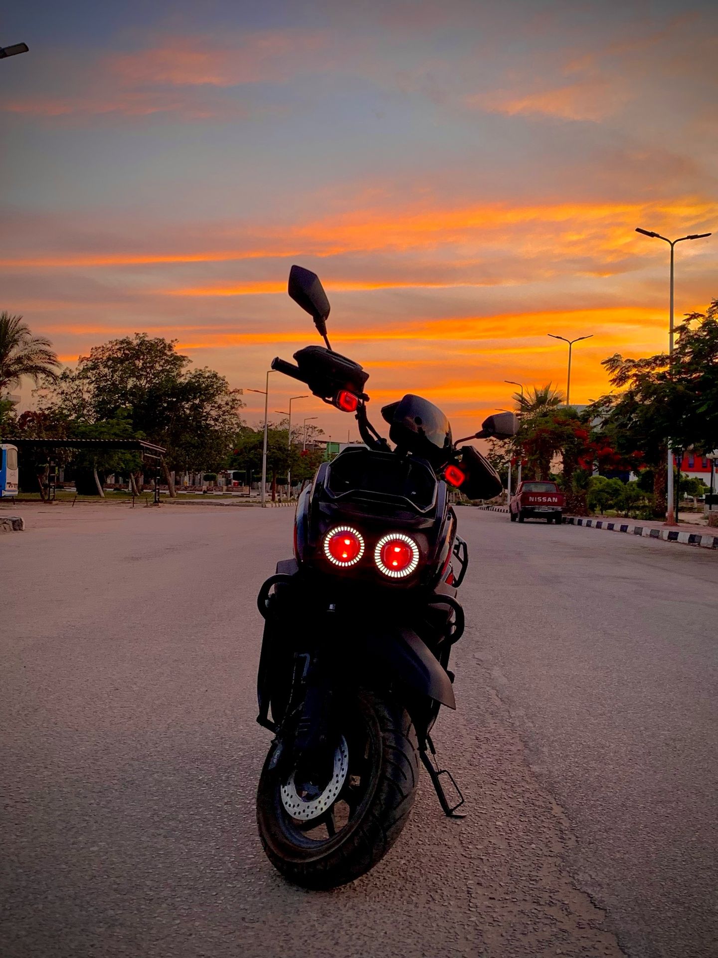 Scooter with LED lights G keet
