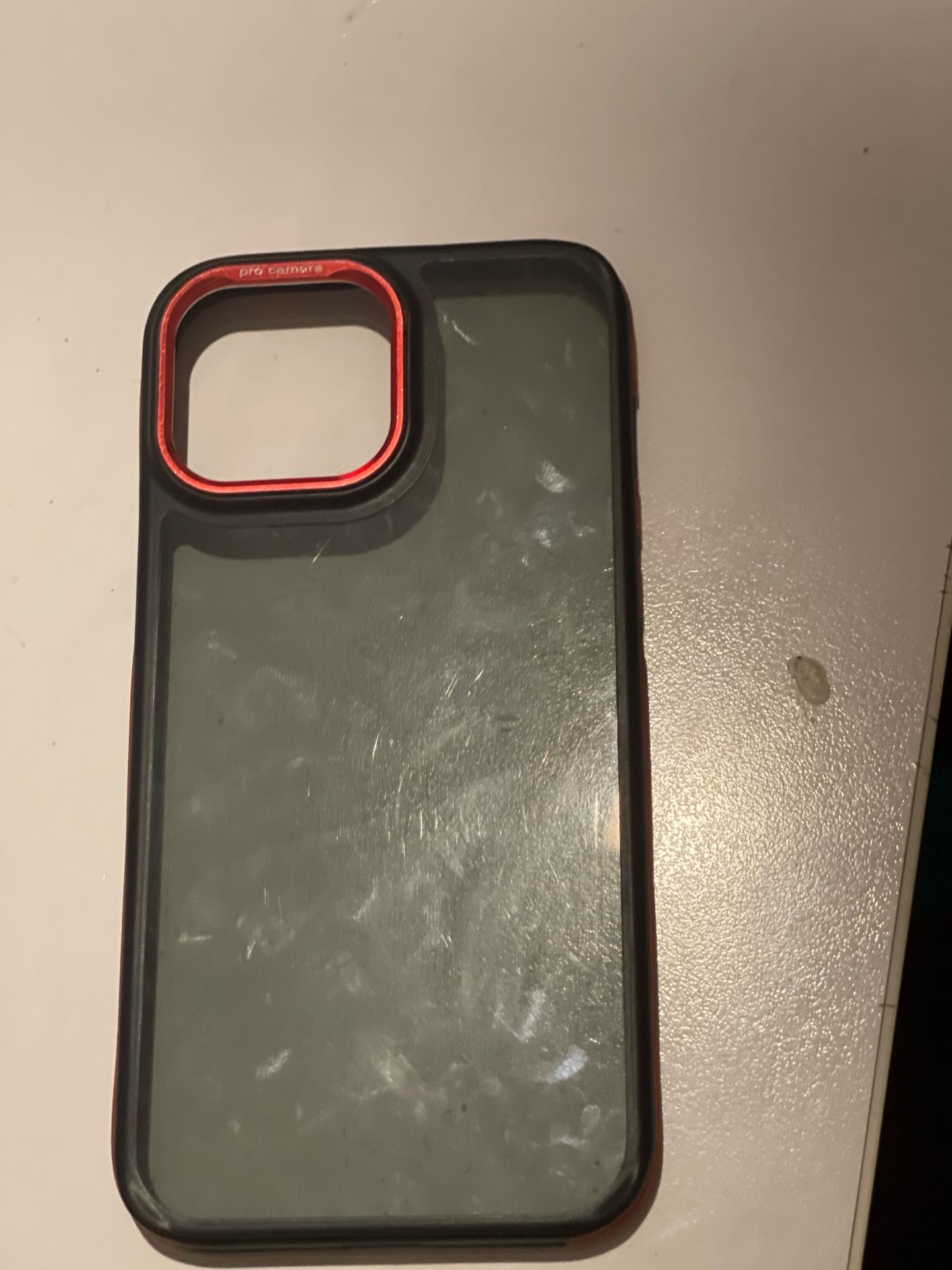 Phone Case with Red Camera Rin