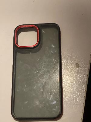 Phone Case with Red Camera Rin