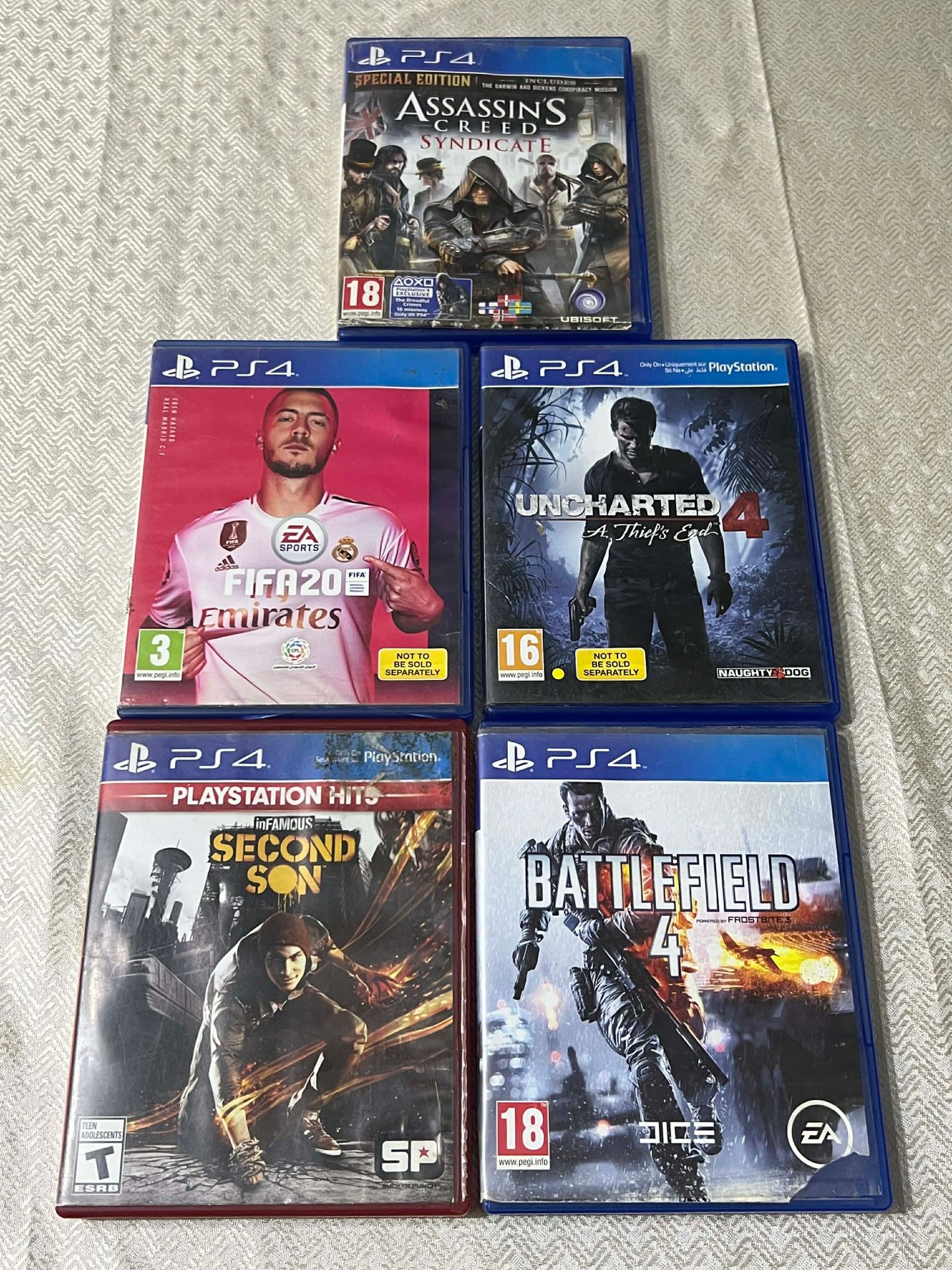 PS4 Games Bundle (5 titles)