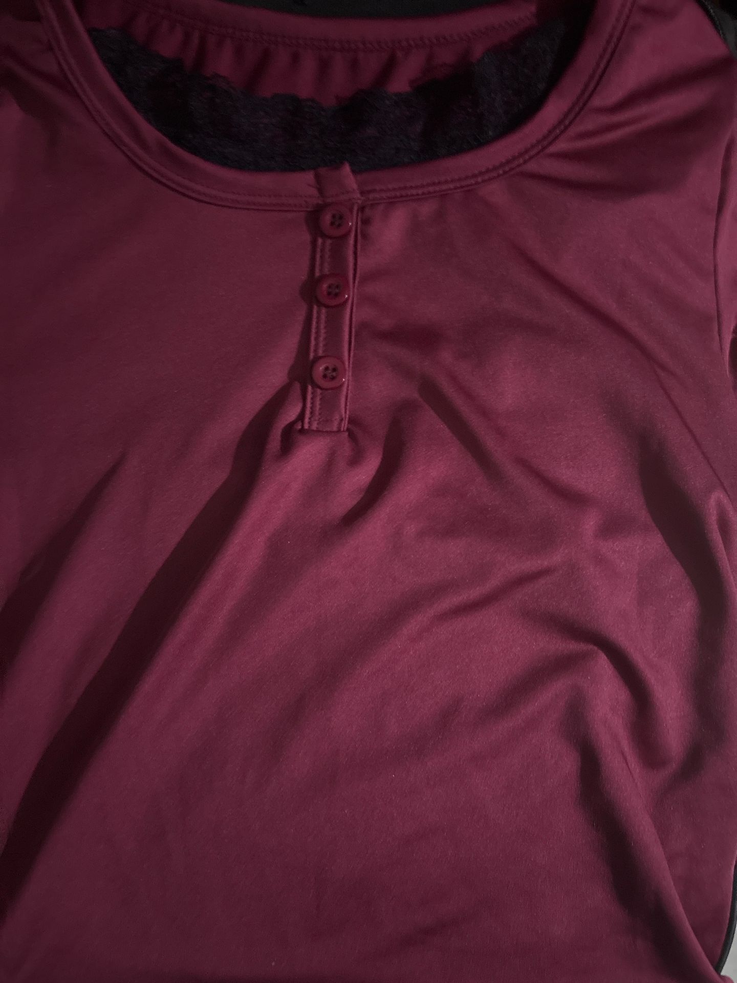 Burgandy Blouse