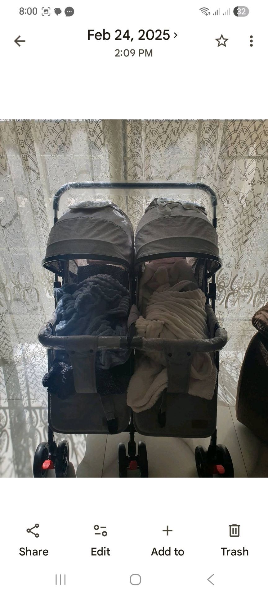 twin stroller Ming Qizhi