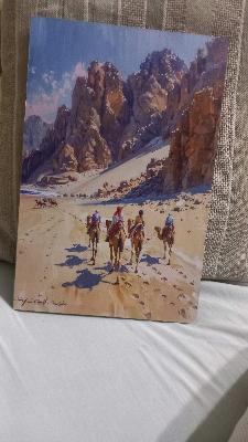 Vintage Landscape Paintings Set