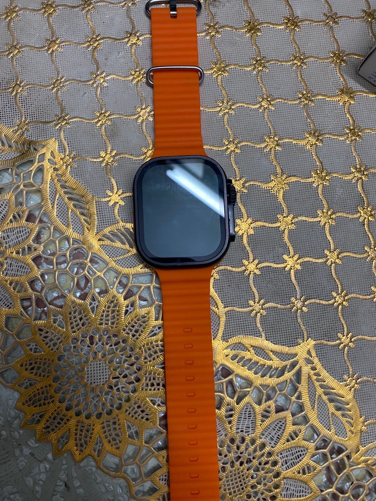 Smart Watch Ultra Orange Band