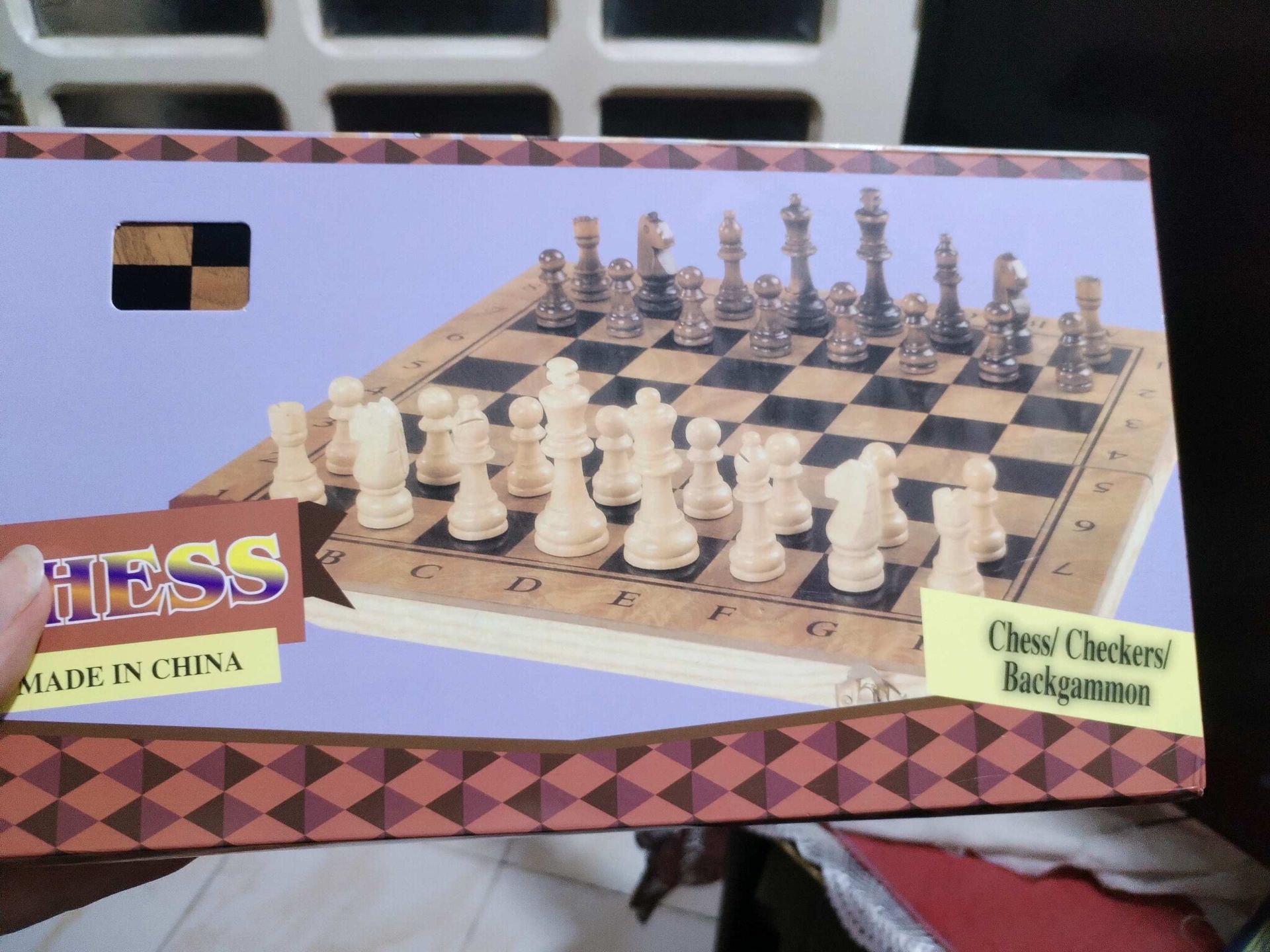 Chess/Checkers/Backgammon Set