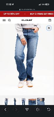 Cloud Straight Jeans