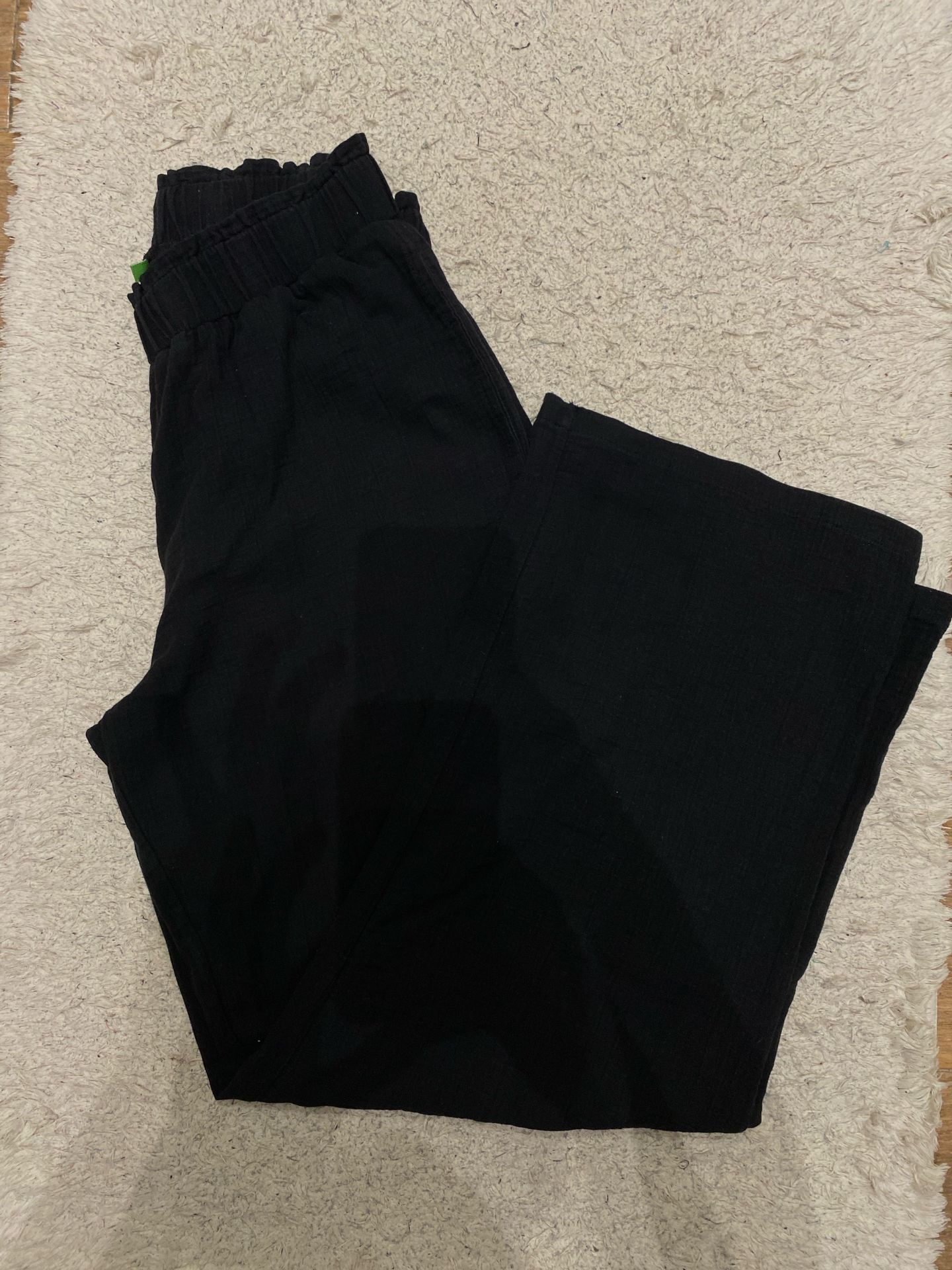 black linen pants