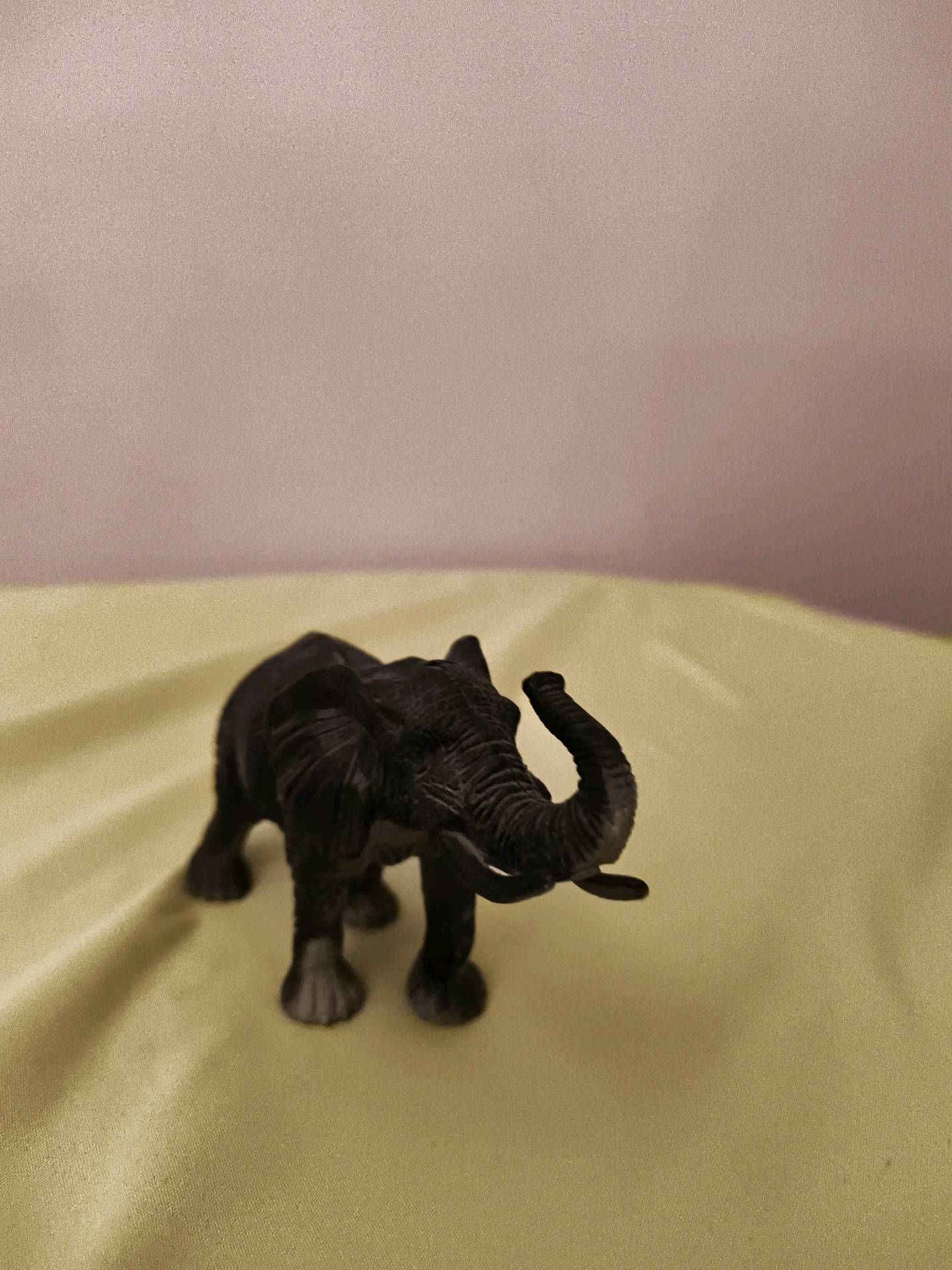 Black Elephant Figurine Toy