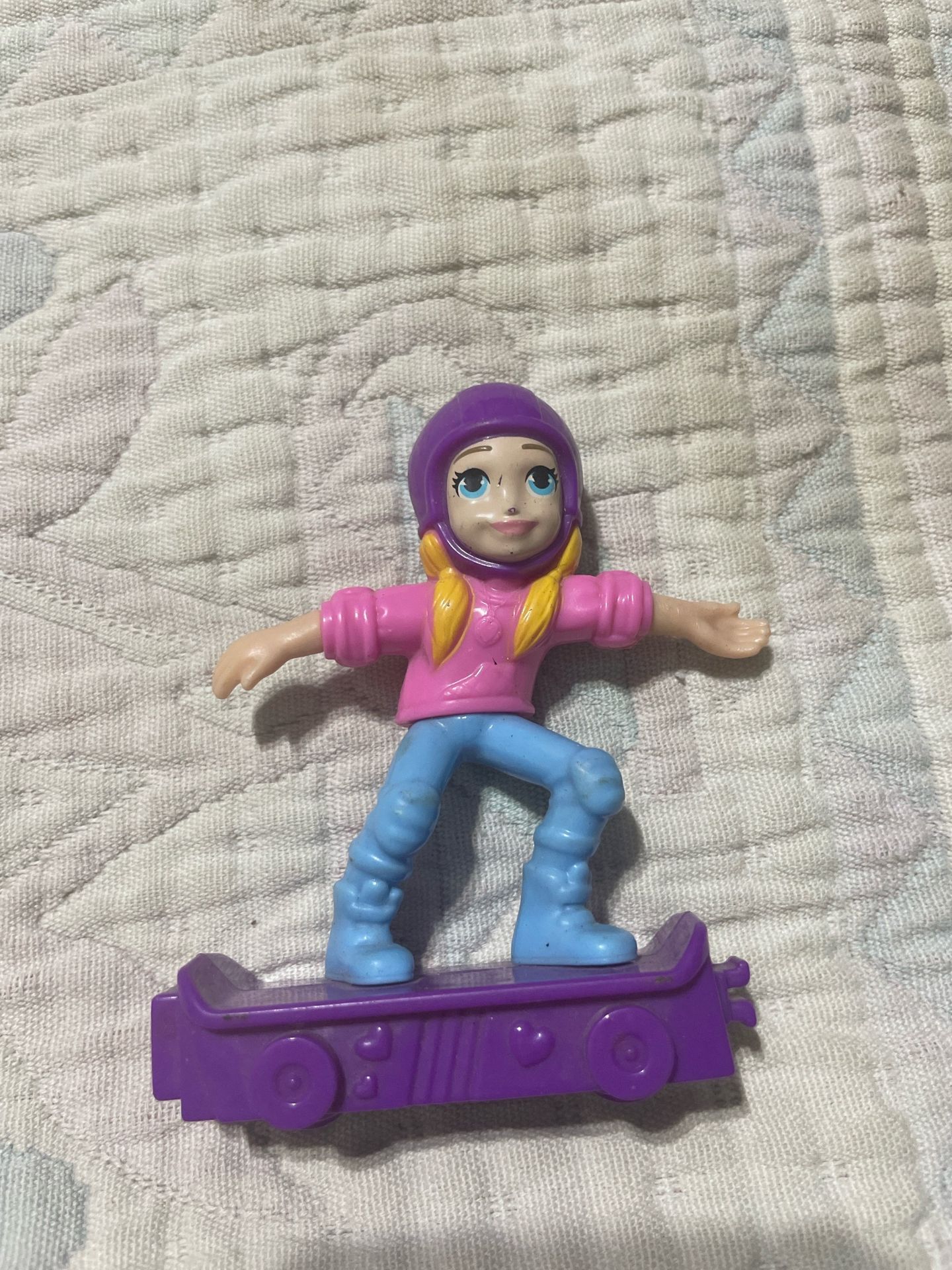 Action Figure Toy with Skateboard