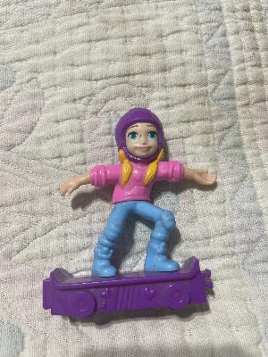 Action Figure Toy with Skateboard