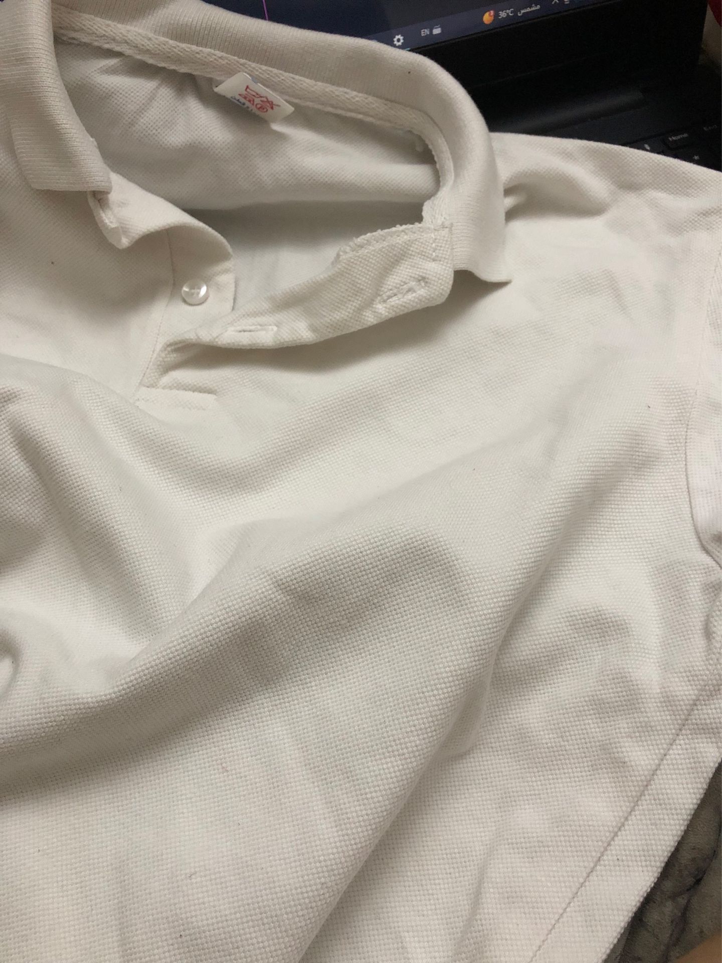 polo white shirt