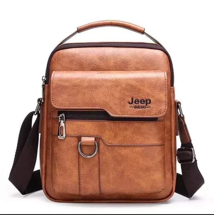 Jeep Leather Shoulder Bag