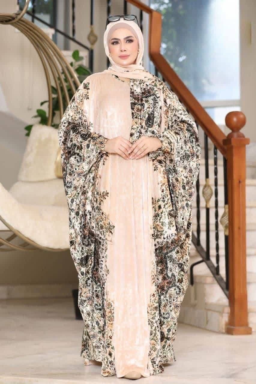 Embroidered Abaya Dress