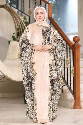 Embroidered Abaya Dress