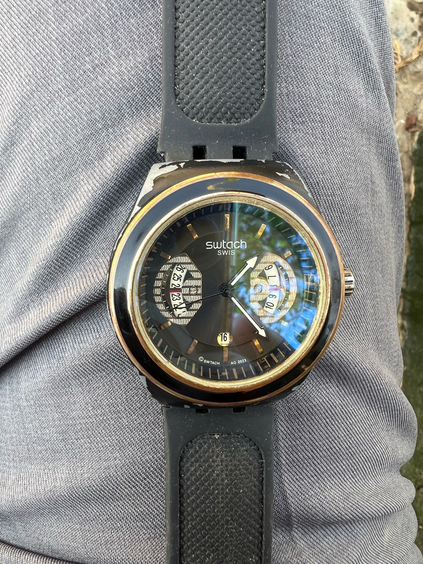 Swatch Swiss Watch Black