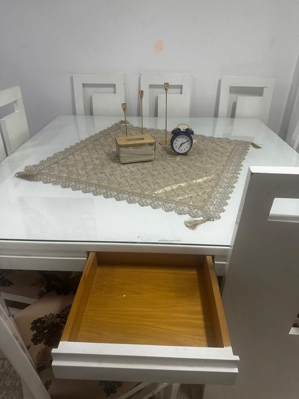 White Wall-Mounted Cabinet Unit
