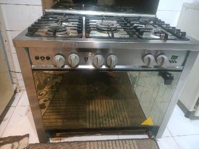 Gas Cooker 5 Burner Stainless