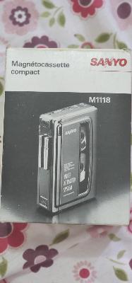 Sanyo M1118 Compact Cassette Recorder