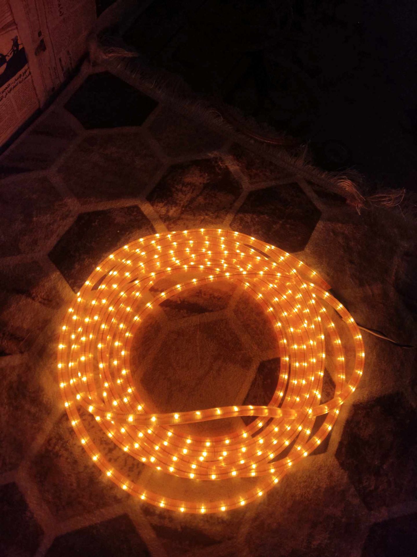 LED Rope Light Orange 13 m