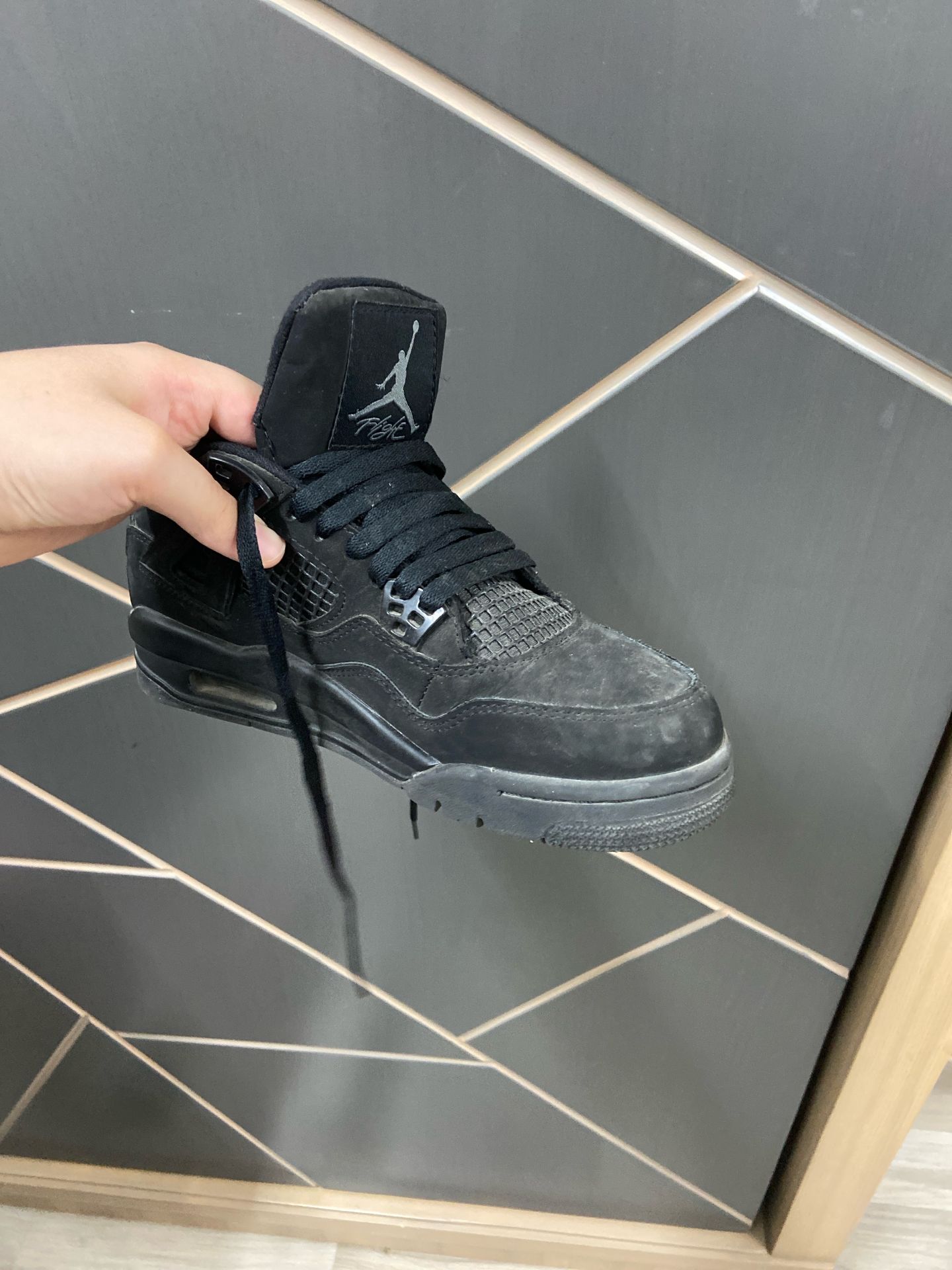 Jordan Black High-Top Sneaker