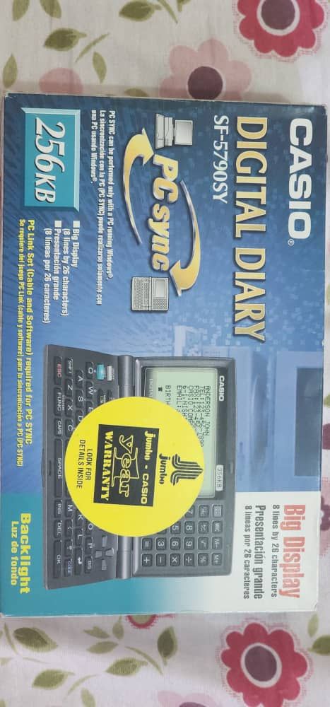Casio Digital Diary SF-7200