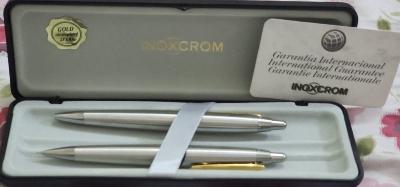 Inoxcrom Gold pen set