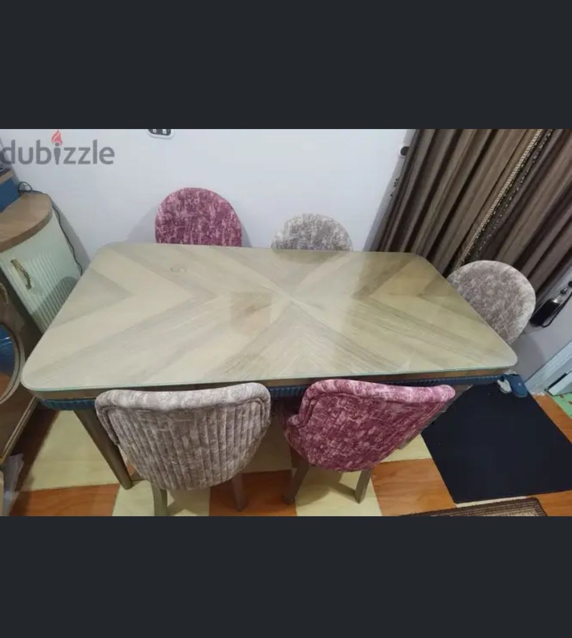 Dining Table Set with 6 Chairs