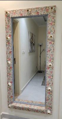 Floral Framed Wall Mirror